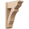 Ekena Millwork 7 1/2-in W x 16-in D x 24-in H Balboa Trad Rough Cedar Woodgrain TimberThane Outlooker, Primed Tan OUTUR075X16X24BOA04RCPR - alternate 1